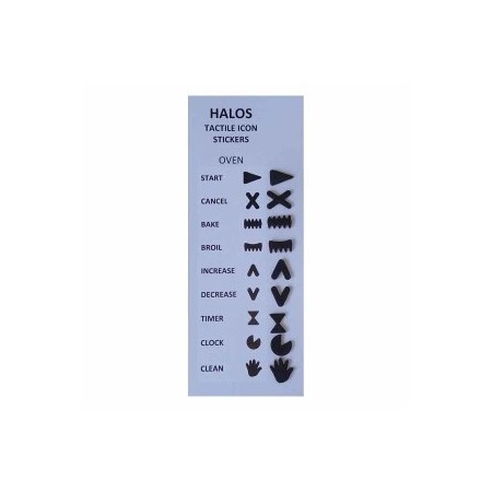 HALOS Multi Color Tactile Microwave Stickers