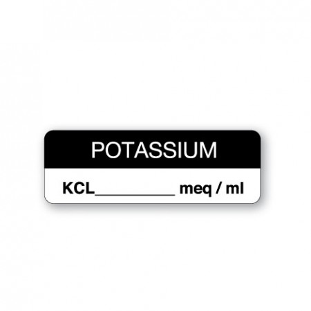 POTASSIUM KCL _____ meq / ml