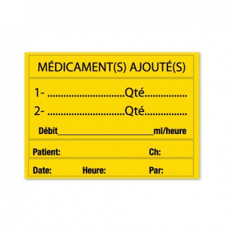 MÉDICAMENT(S) AJOUTÉ(S)