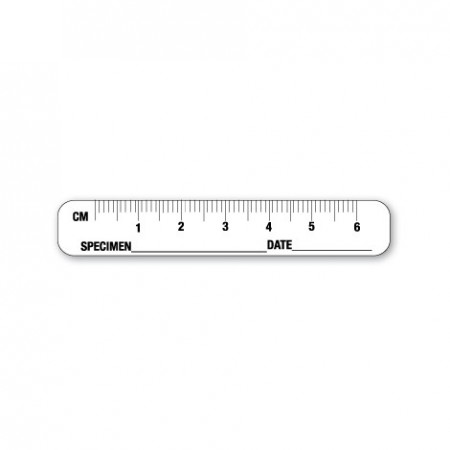 METRIC STRIP - SPECIMEN AND DATE