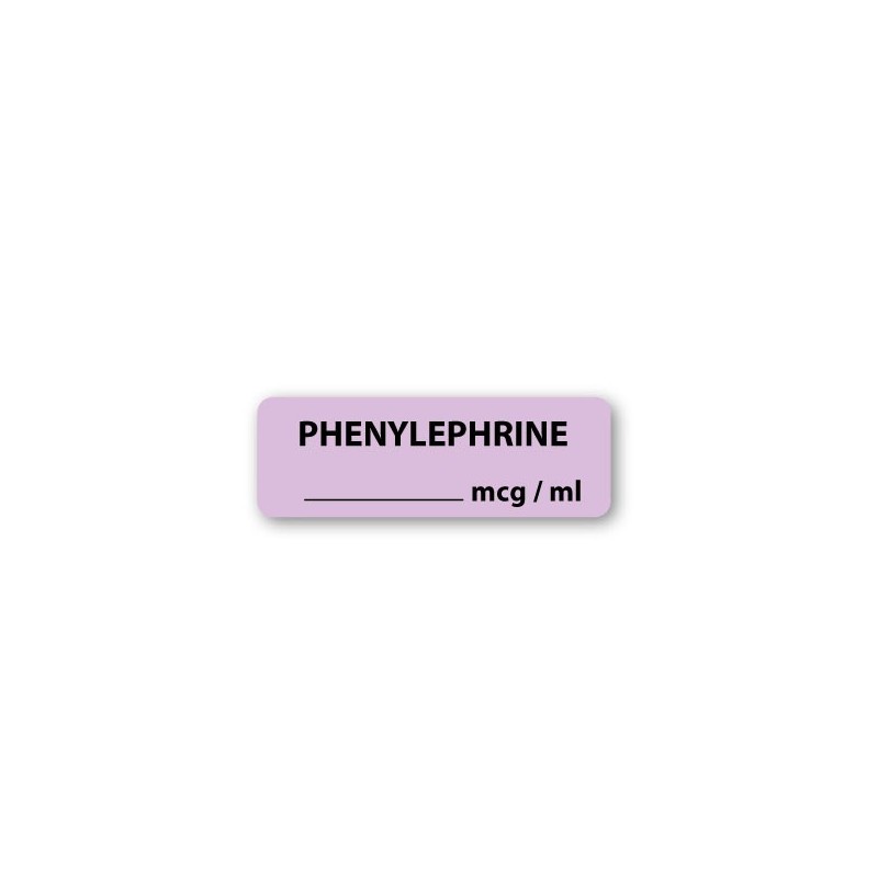 PHENYLEPHRINE mcg/ml