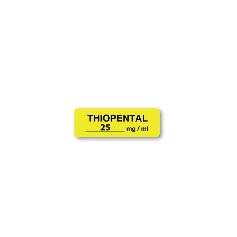 THIOPENTAL 25 mg/ml