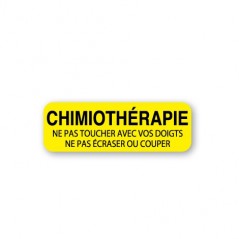CHEMOTHERAPY - DO NOT TOUCH WITH YOUR FINGERS - DO NOT CRUSH OR CUT