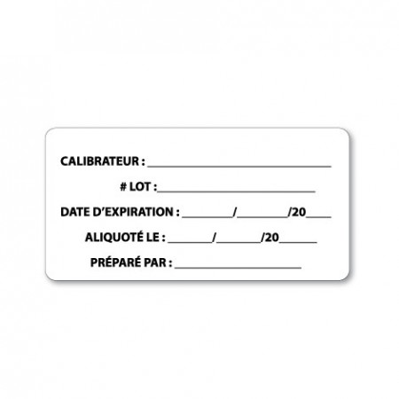 CALIBRATEUR / ALIQUOTE